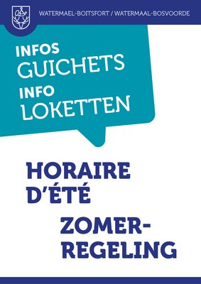 Zomerregeling > maandag 31/08